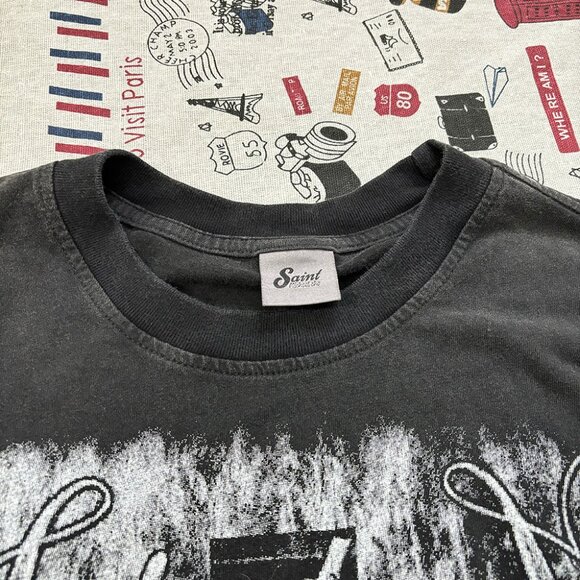 Saint Michael Cho Nirvana Rebirth Old Washed T-Shirt - Picture 2 of 7